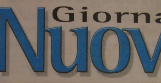 LEGGI L’ARTICOLO PUBBLICATO SUL NUOVO GIORNALE